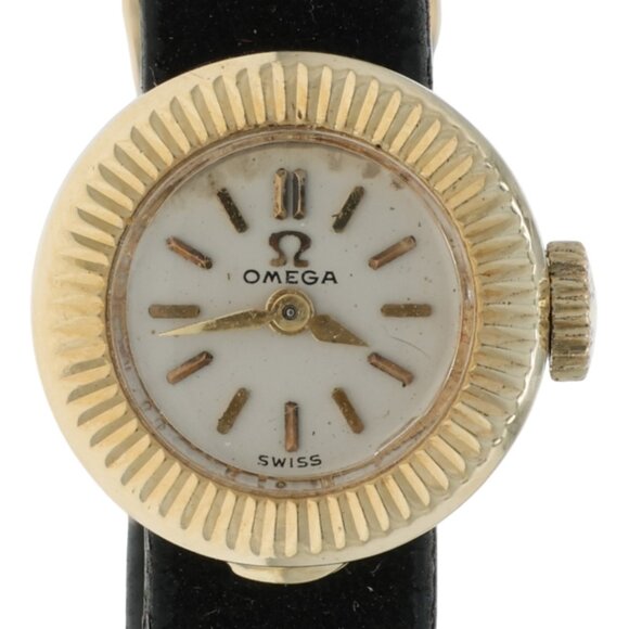 Omega Retro Ladies Watch - Yellow Gold 14k Manual - Picture 1 of 6